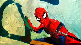 HOW TO DRAW  SPIDER MAN? 0 - 100%
