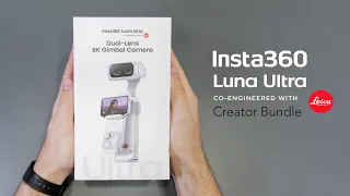 What's Inside the Insta360 Luna Ultra Creator Bundle? (ASMR Unboxing)