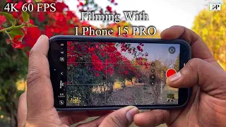 Unbeatable i phone 15 pro 4k 60FPS