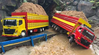 FULL OLENG 🔥‼️ OFERLUAD RC TRUK HINO 500 TRONTON DAN TRIBAL MUATAN FUL SEKAM