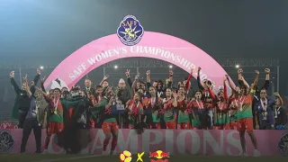 SAFF Championship Final || Nepal Vs Bangladesh || Women Football || LC VLOG