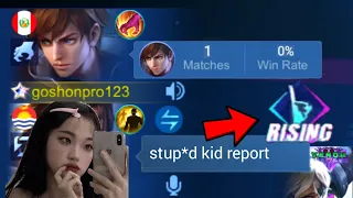 I PRETEND KID IN RISING LEAGUE!! SHE THINK IM NOOB 💀