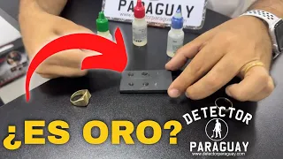 Kit Prueba de Oro Ácido de Test 24k 22k 18k 14k Kilates Nítrico cono Joyas Saber Si es Oro