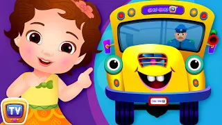 Wheels on the Bus Go Round and Round Rhyme – ChuChu TV Funzone Popular Nursery Rhymes