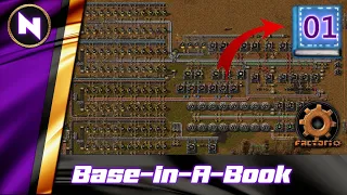 Base-In-A-Book | #1 | Factorio Lets Play/Walkthrough/Guide