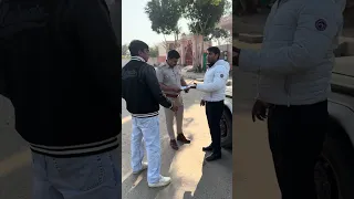 गाड़ी में निकले IPS ऑफिसर 😱