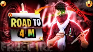 ROAD TO 4M CHALLENGE OF 5 /55 DAYS👽 #classyff #nonstopgaming #freefirelive #rai