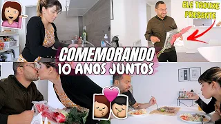 COMEMORANDO 10 ANOS JUNTOS, FIZ MAIONESE, TEVE CHURRASCO e muito mais ♥ - Bruna Paula