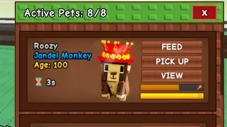 I Got an ADMIN JANDEL MONKEY in Grow a Garden... AND IT'S OP!