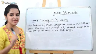 Problems on Trains - Same direction and opposite direction, Find length