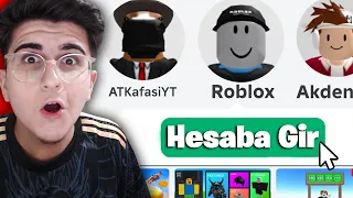 ROBLOX KURUCU HESABINA GİRDİM..