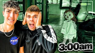 GRABÉ TODA LA NOCHE LA MUÑECA DE ANNABELLE en CASA de YOSOYPLEX