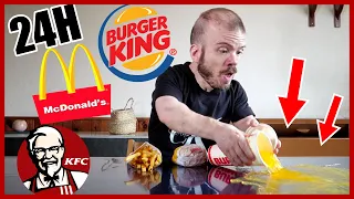 24H FAST FOOD 🍔🍟 ÇA TOURNE MAL 🤣