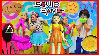 Jugamos el JUEGO DEL CALAMAR en la vida REAL | GIGGLES KIDS