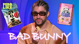 Bad Bunny Tries Japanese Snacks | Pero Like