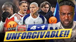UNFORGIVABLE!! A BUNCH OF CRIMINALS 🤬  Arsenal 4-1 Tottenham EXPRESSIONS EXPLOSIVE RANT