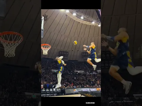 These trampoline dunks are 💯/10 🏀🔥#trampoline #dunk #nba #basketball
