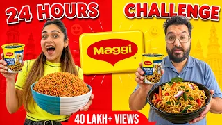 Only Eating MAGGI For 24 Hours Challenge 🥵