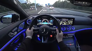 New Mercedes AMG GT 63 S E Performance 2027 | Test Drive | Pov | Autobahn