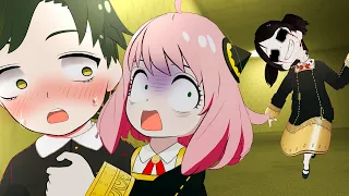 Anya e Damian na BACKROOM, Becky foi Possuída? no Spy x Family Vr