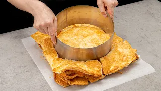 El espectacular pastel de hojaldre está listo, mucho más fácil de lo que piensas.