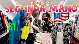 COMPRANDO ROPA DE SEGUNDA MANO CON MI HERMANA🇺🇸 | Michmoon