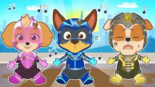 🎵 FIVE LITTLE PUPPIES With the dog super patrol
