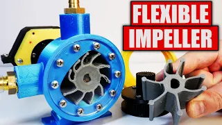 Weird Impeller That Works Surprisingly Well - 3D Printed Flexible Impeller Water Pump