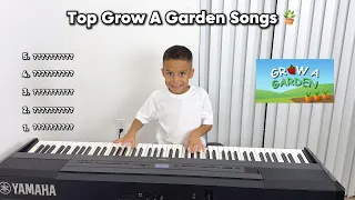Grow A Garden Roblox Songs 🪴 7 Year Old Piano Prodigy 🎹 Jelijah Diaz #growagarden #robloxsongs #kid