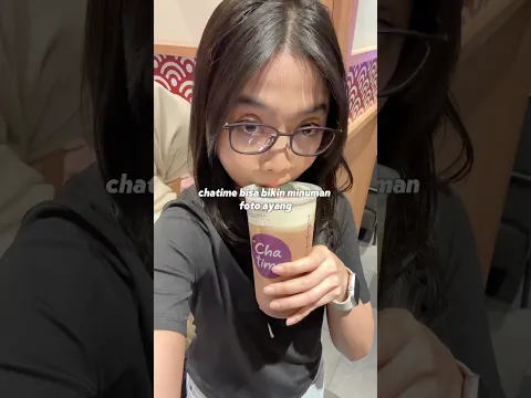Chatime bisa bikin minuman poto ayang #ngeshortsbareng