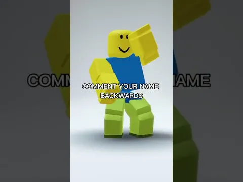 Comment Your Name Backwards Edit Roblox Trend 2022