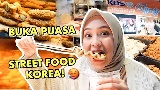 BUKA PUASA JAJAN STREET FOOD KOREA! 🥵🇰🇷 RAMADHAN IN KOREA 🇰🇷 EP. 2: NGABUBURIT DI PASAR KOREA!