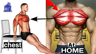 The BEST HOME CHEST WORKOUT (NO EQUIPMENT(100% fast results)