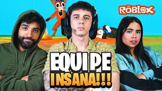 Sobrevivemos 99 NOITES no Roblox com MINHA NAMORADA e MEU CUNHADO!
