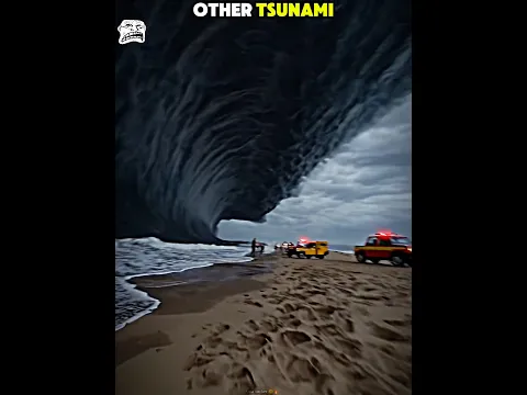 Other Scariest Tsunami vs The Last One ☠️🥶 #edit #trollface #trollfaceedit #troll #scary #tsunami