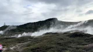 Geothermal in ground action in Taupo, New Zealand 