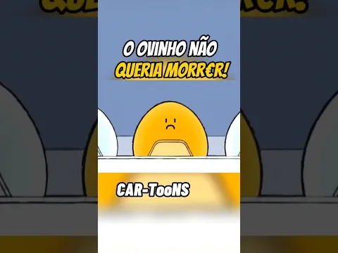O ovinho não queria morrer!#cenas #shortvideo #shorts #desenho #carton #crianças