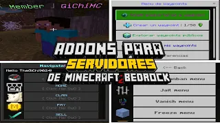 Top 5 Addons Utiles Para Servidores De Minecraft Bedrock 1.20.72
