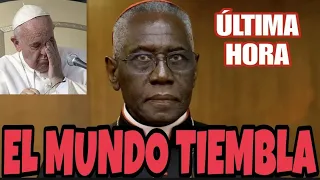 ⚠️TERRIBLE MENSAJE de ROBERT SARAH que HACE TEMBLAR al MUNDO⚠️El Papa Francisco y su adiós.