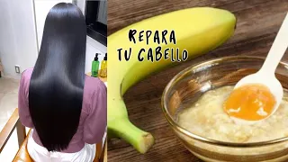 Mascarilla Hidratante y Reparadora Capilar con Plátano / Banano y Miel 🍌🍯