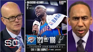 FULL ESPN reacts to SGA lead OKC win Game 3 to take a 2-1 series lead in the NBA Conference Finals