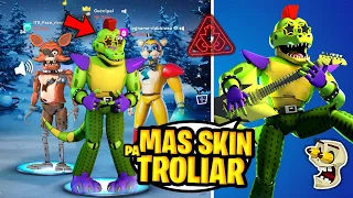 Fortnite Pero Trolleo Con Mas Skin de FIVE NIGHTS AT FREDDYS SECURITY BREACH 😂🧸
