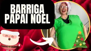 Como fazer barriga falsa para papai Noel