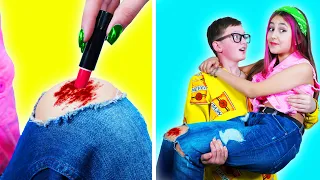 Bromas geniales en la escuela sobre amigos || Trucos divertidos por AMIGOS FOREVER