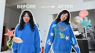 Turning clothes I HATE into clothes I HATE a little less (ft Cricut)