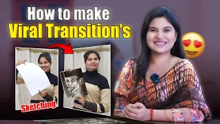 How to Make VIRAL REELS 🤑🤑 (ART) | Step by step with Artist Shikha Sharma