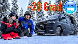 Vanlife bei -28 Grad 🥶 (Extreme Bedingungen im Camper Van)