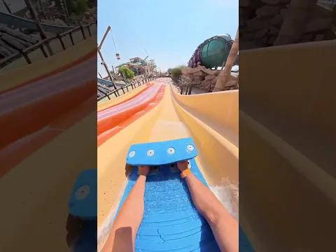 Thrill Slide Combo | 900 riders/hour Peak Capacity #waterpark #waterparkhyderabad #waterpark