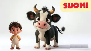 Lehmä Lola - Lasten Laulu | Hauska ja Opettavainen Suomalaisten Lasten Suosikki!