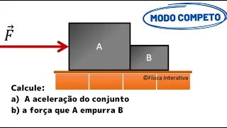 SEGUNDA LEI DE NEWTON - QUESTÃO 1 - MODO COMPLETO